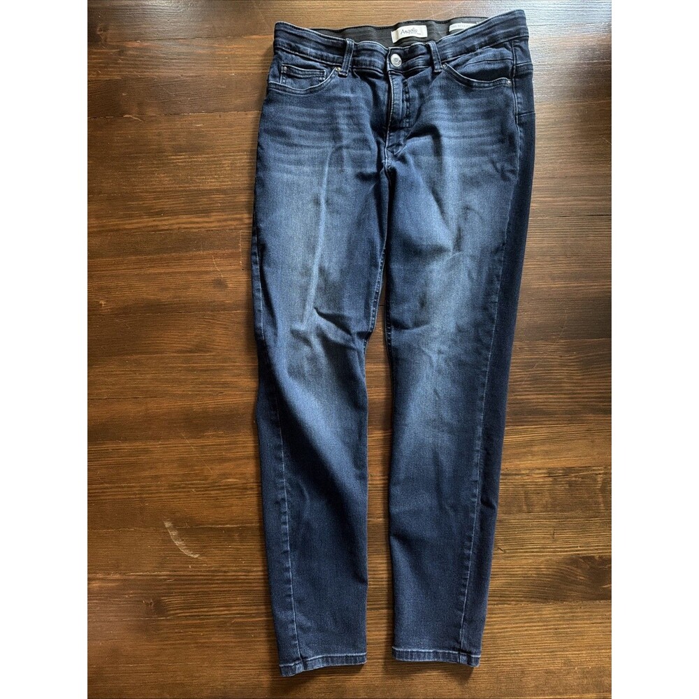 Angels Forever Young Skinny Jeans Womens 12 Blue Denim 360 Sculpt Stretch Blue